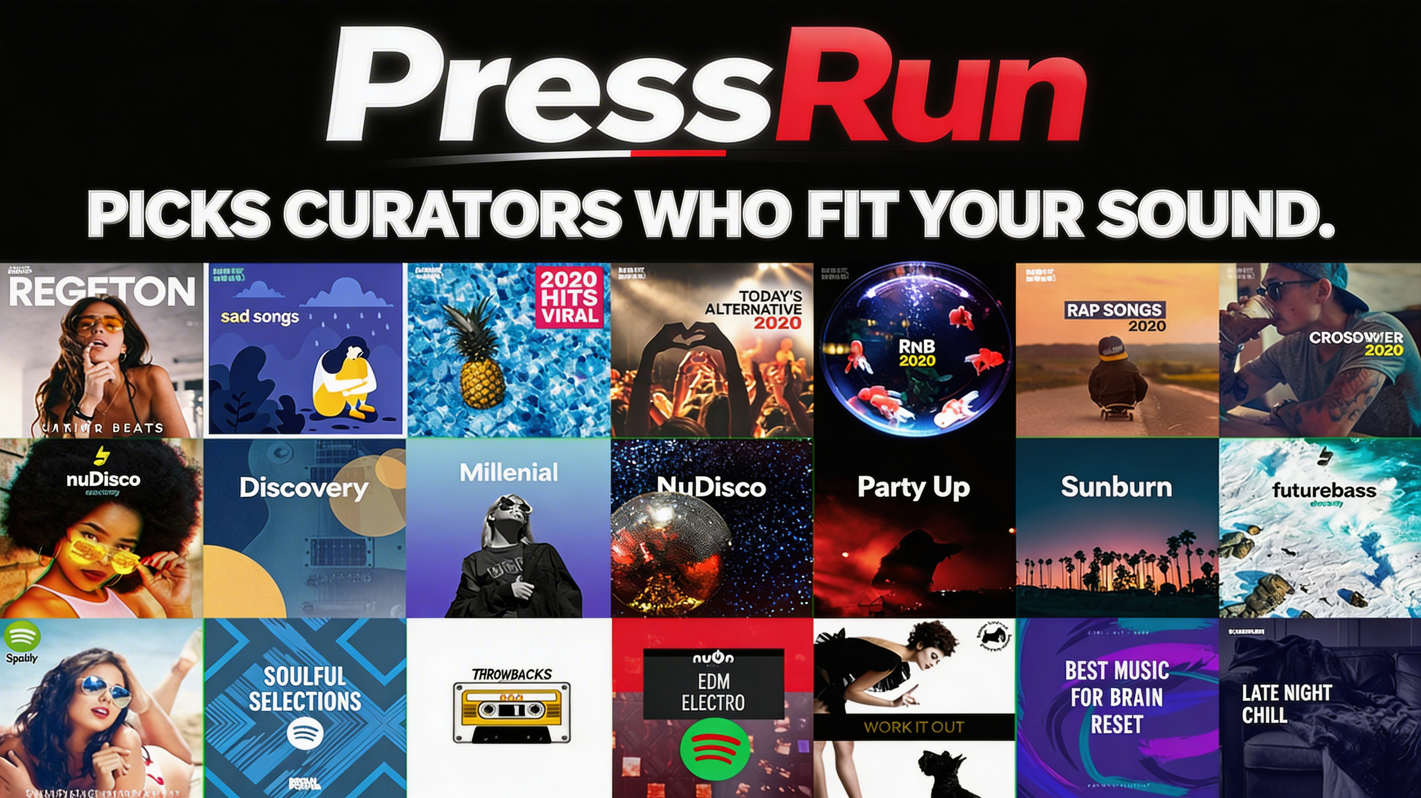 PressRun campaign dashboard showing analytics and campaign progress